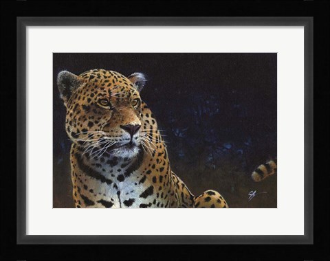 Framed Jaguar Print