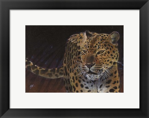 Framed Leopard Print