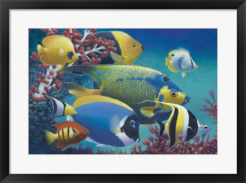 Framed Queen Angel Print