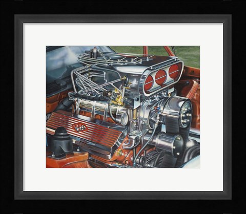 Framed Horse Power Print