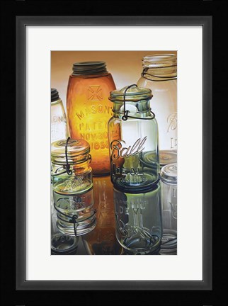 Framed Reflections Of The Past Print