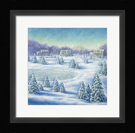 Framed Winter's Day Print