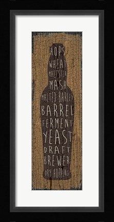 Framed Craft Beer Sign IV Print