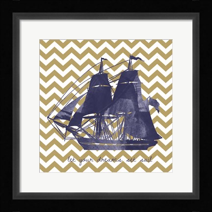 Framed Set Sail 2 Print