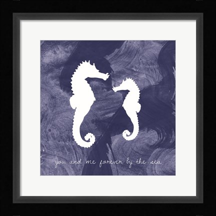 Framed Seahorse Print