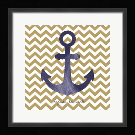 Framed Anchor 2 Print
