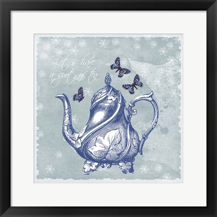 Framed Teapot Print