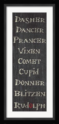 Framed Reindeer 2 Print