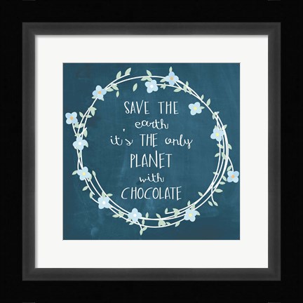 Framed Choclate Print