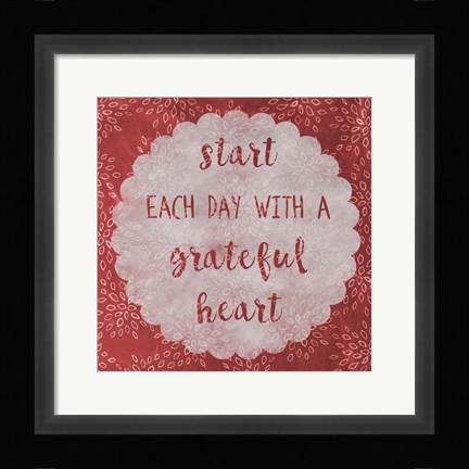 Framed Grateful Print