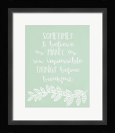 Framed Impossible Print