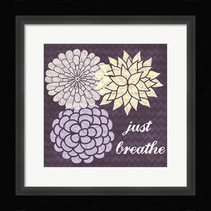 Framed Flowers 1 Print