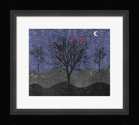 Framed Cardinals Print