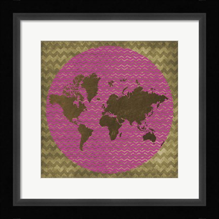 Framed World Chevron Print