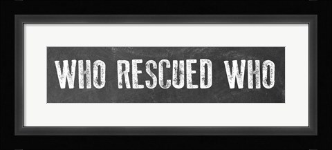 Framed Rescued Print