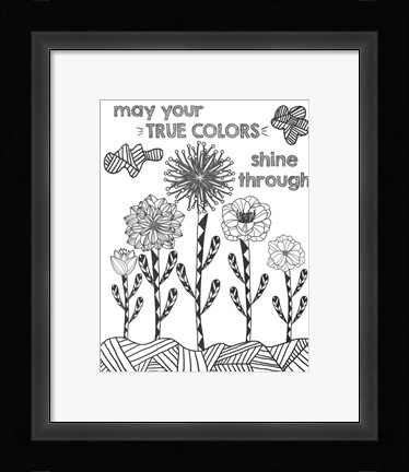Framed True Colors Print