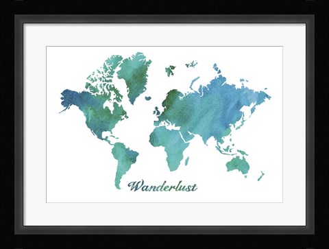 Framed Wanderlust Print