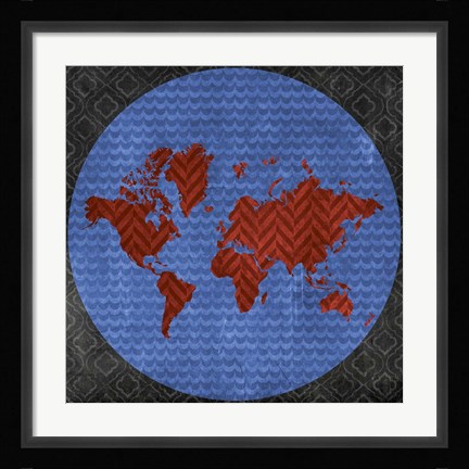 Framed World Print