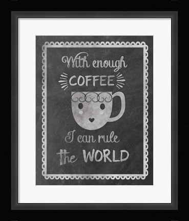 Framed Rule Coffee Print