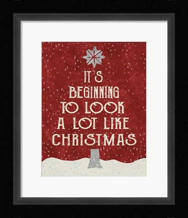 Framed Look Like Xmas Print