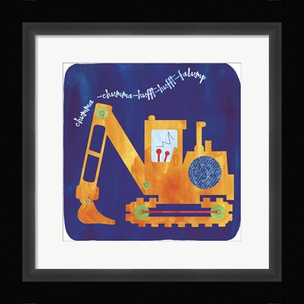Framed Digger Print