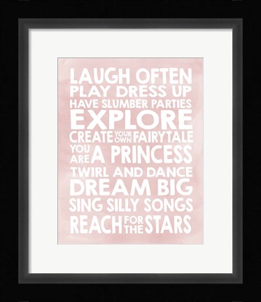 Framed Laugh Print
