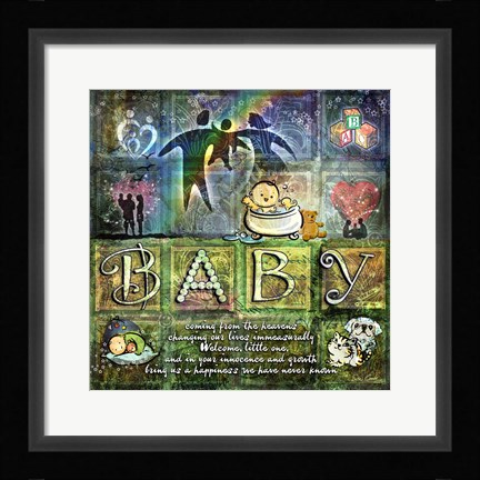 Framed Welcome Baby Print