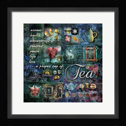 Framed Tea Print