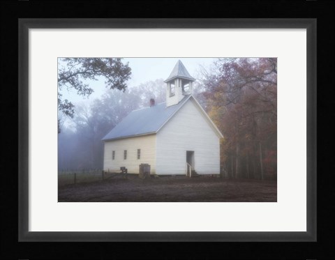 Framed Primitive Baptist Church Fog Print
