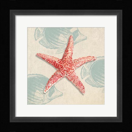 Framed Ocean Gift I Print