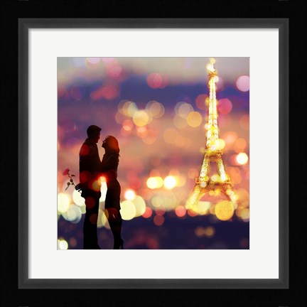 Framed Date in Paris (detail) Print
