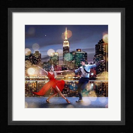 Framed Dancin' in the Moonlight (detail) Print