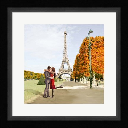 Framed Boulevard of Trees  (detail) Print