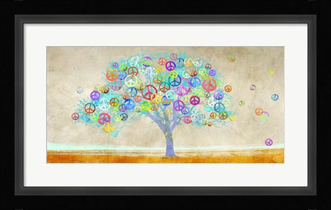 Framed Tree of Peace Print