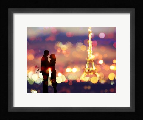 Framed Date in Paris Print