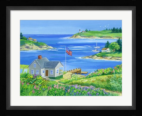 Framed Summer View Print