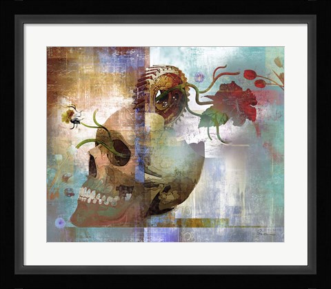 Framed Skulliage Print