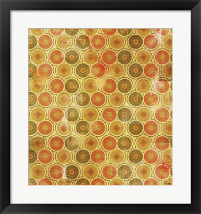 Framed Patterned I Print