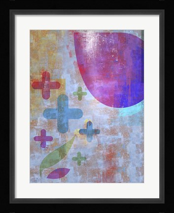 Framed Graphic Abstract 1 Print