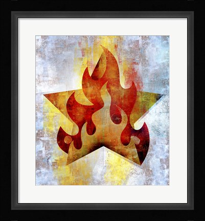 Framed Graphic Abstract 2 Print