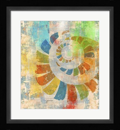 Framed Graphic Abstract 3 Print