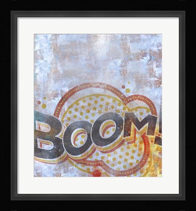 Framed Graphic Abstract 4 Print