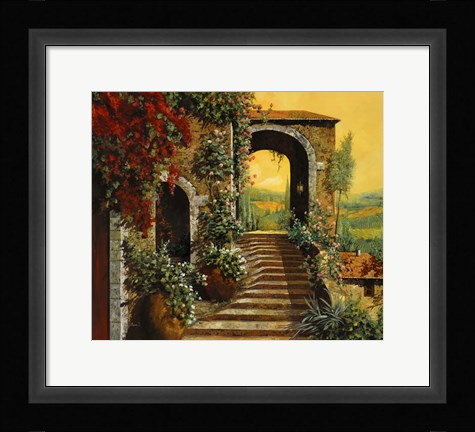 Framed Le Scale Print