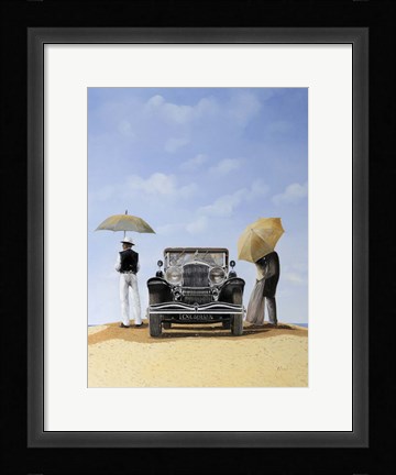 Framed Baci nel Deserto Print