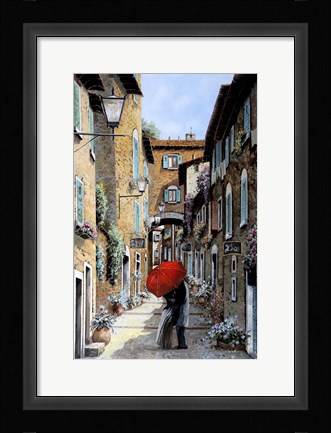 Framed Baci nel Vicolo Print