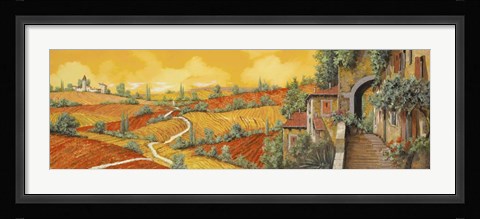 Framed Bassa Toscana Print