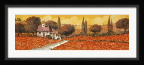 Framed Fuoco di Toscana Print