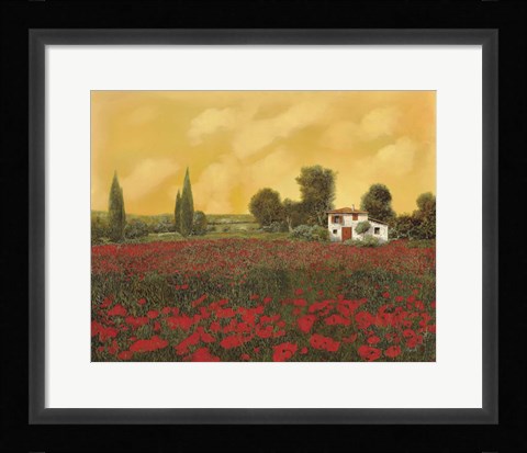 Framed I Paveri e L'Estate Calda Print