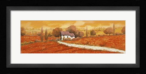 Framed Rosso Papavero Print