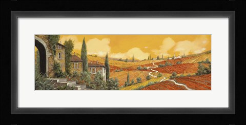 Framed Terra Di Siena Print